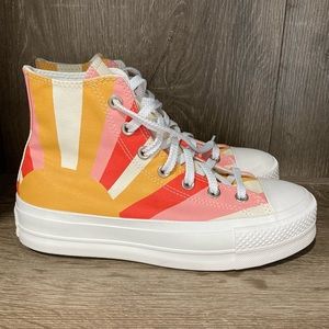 New in Box Sunburst Platform Converse